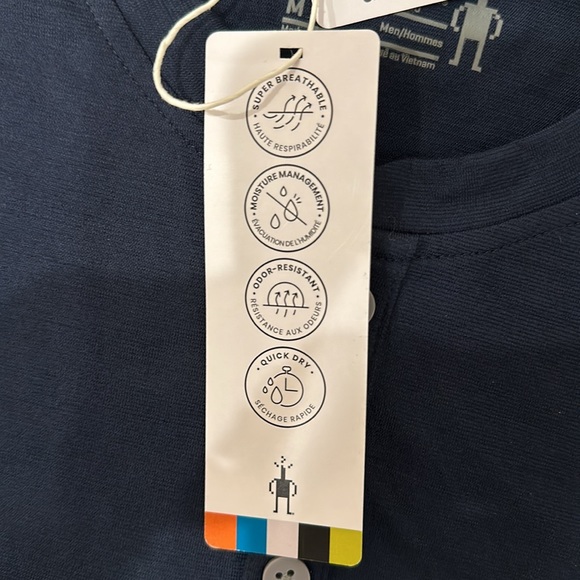 Smartwool Men's Long Sleeve Colorblock Henley - Picture 6 of 7